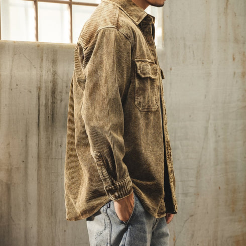 Corduroy Work Shirt Jacket P1832
